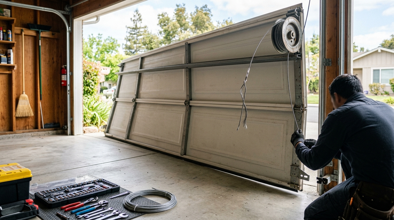 Garage Door Cable Repair service photo
