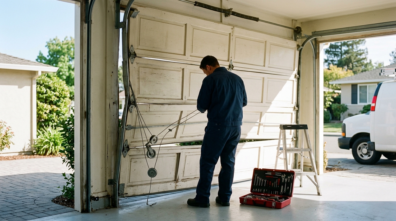 Off-Track Garage Door Repair service photo