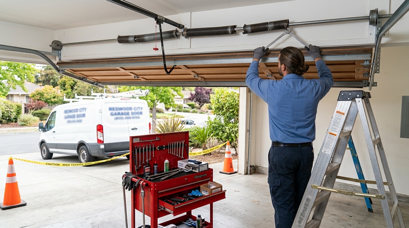 Garage Door Spring Replacement service photo